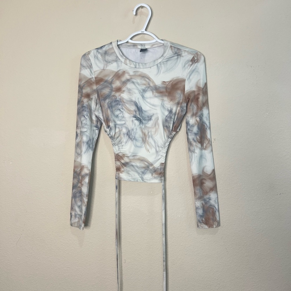 SHEIN Marble Print Tee